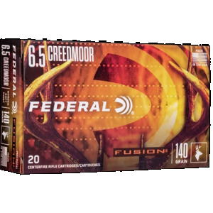 Federal Fusion 6.5 Creedmoor Polymer Tip 140 Grain 20 Rounds