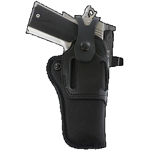 Galco SA95RB Switchback Strongside Crossdraw Belt Black Hybrid Leather-Synthetic Ambidextrous