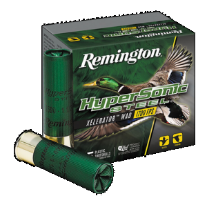REMINGTON Hypersonic Steel Loads 12 Ga. 3.5 In. 1 3/8 Oz. 2 Shot 25 Rd.
