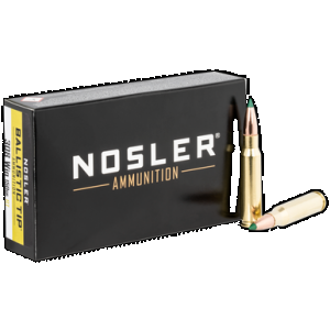 NOSLER Ballistic Tip Rifle Ammunition 308 Win. 150 Gr. Bt Sp 20 Rd.