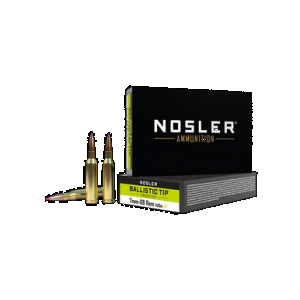 NOSLER Ballistic Tip Rifle Ammunition 7mm-08 Rem. 140 Gr. Bt Sp 20 Rd.