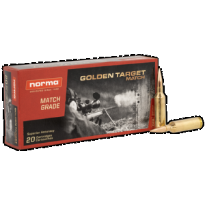 NORMA Ammunition 10166462 Dedicated Precision Golden Target Match 6.5prc 143gr Hollow Point Boat Tail 20 Rounds