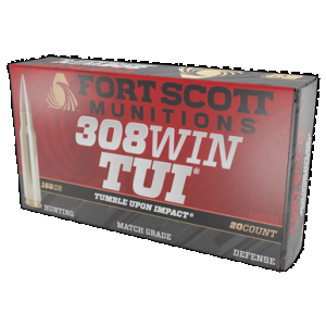 Fort Scott Munition Rifle Ammo 308 Win. 168 gr. TUI 20 rd.