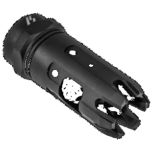 Strike Industries MK9COMP Mini King Comp Black Steel with 1/2"-28 tpi Threads & 2.30" OAL for 9mm Luger AR-Platform