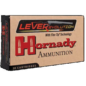 HORNADY Leverevolution Rifle Ammo 45-70 Gov 325 Gr. Flex Tip Expanding 20 Rd.