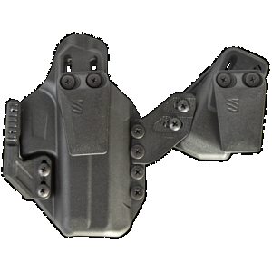 Blackhawk 416142BK Stache IWB Size 42 Black Polymer Belt Clip Fits Colt Commander Ambidextrous