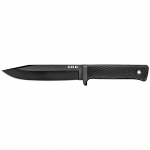 Cold Steel SRK Search Rescue Fixed Blade Tactical Knife - 6" Blade Black SK-5)