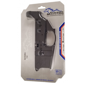 Anderson AM-15 Forged Stripped AR Lower - Black | Closed Trigger Guard | Retail Packaging