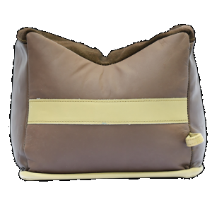 BenchMaster BMALBBKE Bench Bag Large Empty Brown Leather Front Bag 24 oz