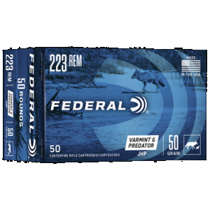 FEDERAL American Eagle Varmint & Predator Ammo 223 Rem. 50 Gr. Jhp 50 Rd.