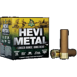 HEVI-METAL Hs38588 HEVI-METAL Longer Range 12gauge 3.50" 1 1/2oz Bbshot 25 Rounds