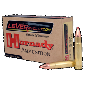 HORNADY Leverevolution Rifle Ammo 35 Remington 200 Gr. Flex Tip Expanding 20 Rd.