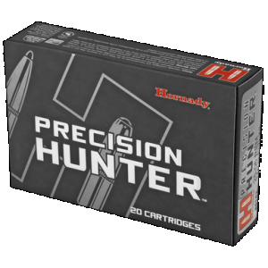 HORNADY Precision Hunter Rifle Ammo 25-06 Rem. 110 Gr. Eld-x 20 Rd.