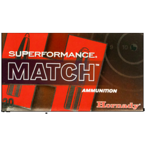 HORNADY Superformance Match Rifle Ammo 308 Win. 168 Gr. Eld Match 20 Rd.