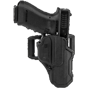 Blackhawk 410777BKR T-Series L2C Non-Light Bearing OWB Black Polymer Belt Slide Fits Springfield Hellcat Right Hand