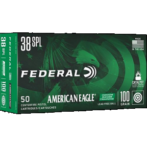 Federal AE38LF1 American Eagle IRT 38Special 100gr Lead Free IRT 50 Rounds