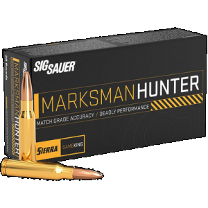 Sig Sauer Marksman Hunter 308 Winchester Boat Tail Hollow Point 165 Grain 20 Rounds