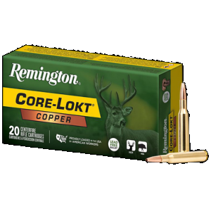 Remington Ammunition R27856 Core-Lokt Copper 243Win 85gr Copper Hollow Point 20 Rounds