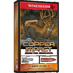 Winchester Copper Impact Rifle Ammo 243 Win. 85 gr. Copper Impact LF 20 rd.