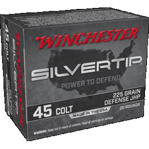 Winchester Silvertip 45 Colt Jacketed Hollow Point 225 Grain 20 Rounds