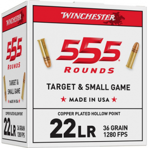 WINCHESTER Usa Pistol Ammo 22 Long Rifle Hollow Point 36 Grain 555 Rounds