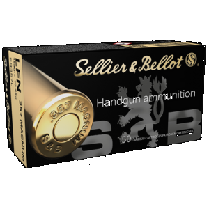 SELLIER & Bellot Sb357l Handgun 357mag 158gr Lead Flat Nose 50 Rounds