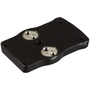 TruGlo TG-TG8952B Red Dot Sight Adapter Steel Nitride Fortress Finish for Pistols w/Trijicon RMR Cut Slides