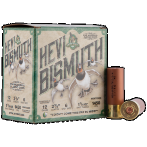HEVI-SHOT Hs14706 Hevi-bismuth 12gauge 2.75" 1 1/4oz Bismuth 6shot 25 Rounds