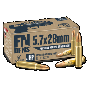 FN Dfns 5.7x28mm Jacketed Hollow Point 30 Grain 50 Rounds