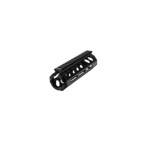 Firefield FF34057 Edge Handguard 6.62" 2-Piece M-LOK, Carbine Style Made of 6061-T6 Aluminum with Black Matte Finish for AR-15