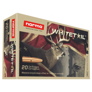 Norma Ammunition 20171512 Dedicated Hunting Whitetail 7mmRemMag 150gr Pointed Soft Point 20 Rounds