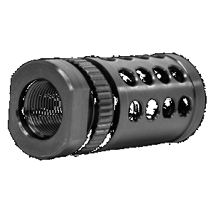 GrovTec US Inc GTHM317 G-Nite Flash Suppressor Black Nitride Steel with 1/2"-28 tpi Threads for 223 Cal