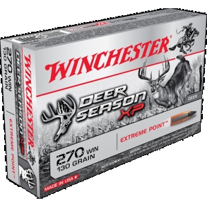 Winchester Deer Season XP Rifle Ammo 270 Win 130 gr. Extreme Point 20 rd.