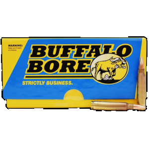 BUFFALO Bore Ammunition S2237720 Sniper Strictly Business 223rem 77gr Hollow Point Boat Tail 20 Rounds