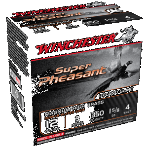 Winchester Super Pheasant Shotgun Load 12 ga. 3 in. 1 5/8 oz. Magnum HB 4 Shot 25 rd.