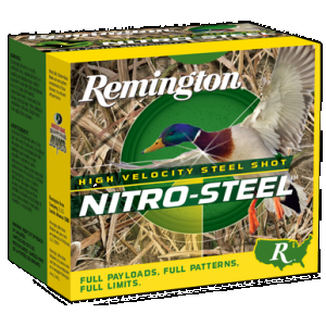 REMINGTON Nitro-steel High Velocity Magnum Loads 12 Ga. 3 1/2 In. 1 1/2 Oz. Bb Shot 25 Rd.
