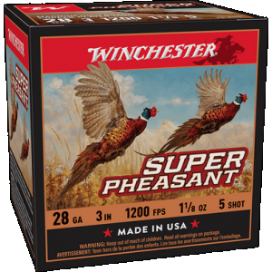 Winchester Super-X Super Pheasant Shotshell 28 ga. 3 in. 1 1/8 oz. 5 Shot 25 rd.