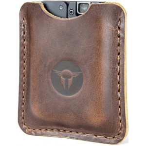 Life Card Leather Sleeve Dark Brown