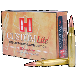 HORNADY Custom Lite Rifle Ammo 30-06 Sprg. 125 Gr. Sst 20 Rd.