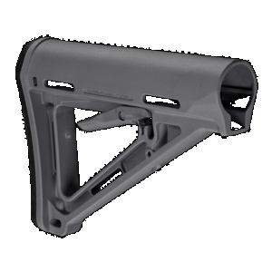 Magpul MAG400-GRY MOE Carbine Stock Stealth Gray Synthetic for AR-15, M16, M4 with Mil-Spec Tube (Tube Not Included)