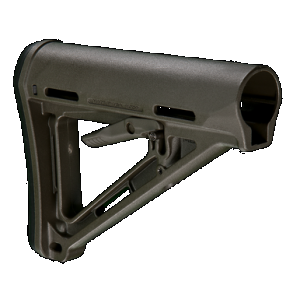 Magpul MAG400-ODG MOE Carbine Stock OD Green Synthetic for AR-15, M16, M4 with Mil-Spec Tube (Tube Not Included)