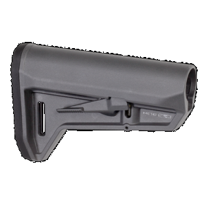 Magpul MAG626-GRY MOE SL-K Carbine Stock Stealth Gray Synthetic for AR-15, M16, M4 with Mil-Spec Tube (Tube Not Included)