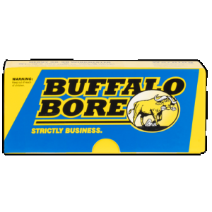 BUFFALO Bore Ammunition 19g20 Tactical Strictly Business 357mag 125gr Jacketed Hollow Point 20 Rounds