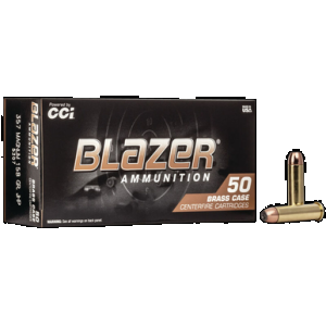 CCI Blazer Brass Pistol Ammo 357 Mag 158 Gr. Jacketed Hollow Point 50 Rd.