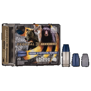 Federal Premium Pistol Ammo 45 ACP +P Solid Core 240 Grain 20 Rounds