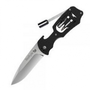 Kershaw Select Fire Folding Knife 3-2/5" Drop Point Blade Black