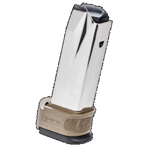 Springfield Armory XD Mod2 16rd 9mm Luger Stainless Steel Grip Zone Extension