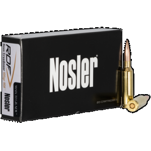 NOSLER Match Grade Rifle Ammunition 6mm Creedmoor 105 Gr. Rdf Hpbt 20 Rd.
