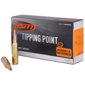 HSM Tipping Point 2 Super Shock Tip 6.5x55 Swedish 140 Gr Hornady Sst 20 Rounds
