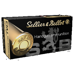 Sellier & Bellot SB357A Handgun 357Mag 158gr Full Metal Jacket 50 Rounds